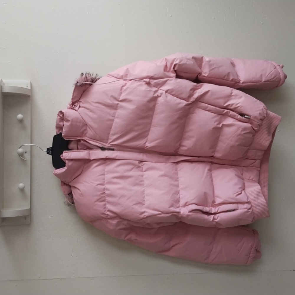 New Way Pink Puff Jacket Large